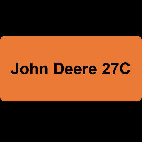 John Deere 27C